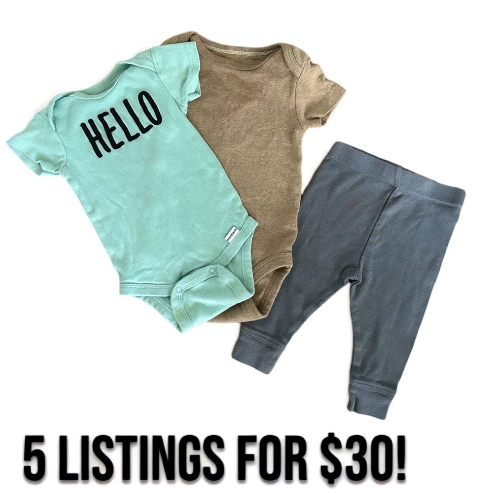 Cloud island / Gerber 0-3 months baby boy clothes